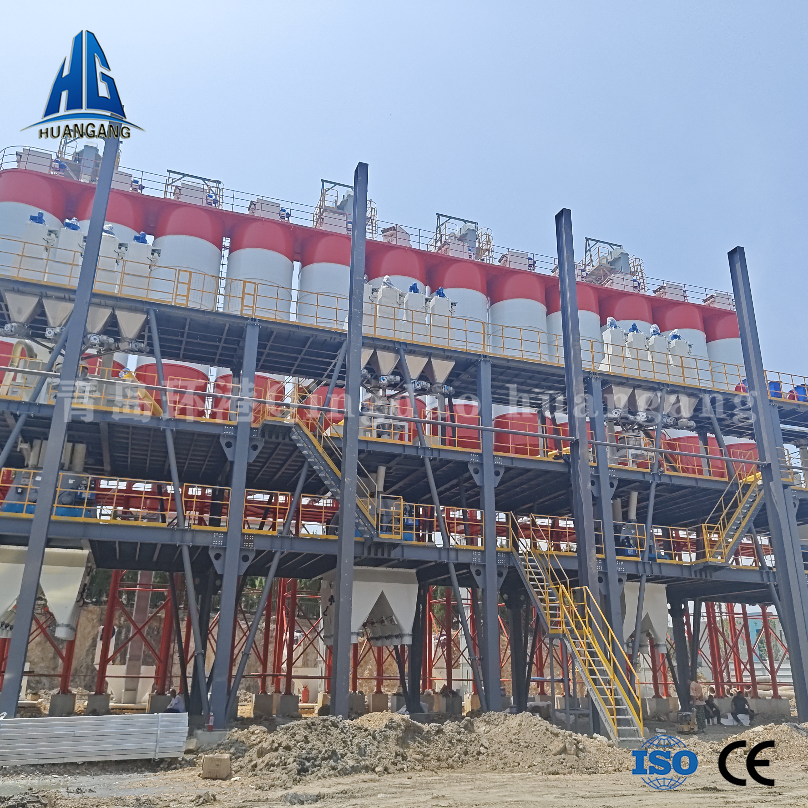 预拌砂浆设备生产线